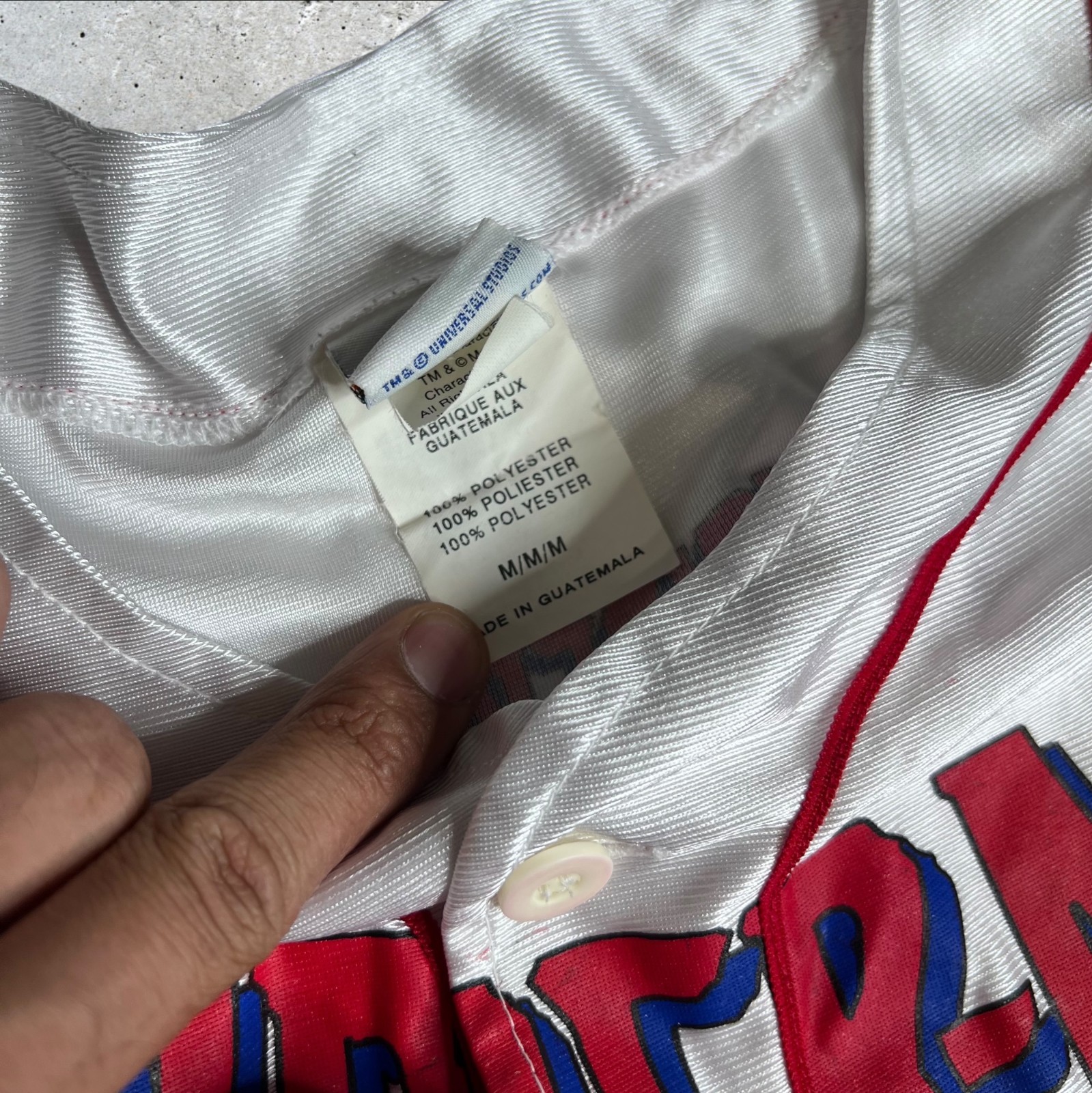 Spider-Man Universal Studios Baseball Jersey Marv… - image 5