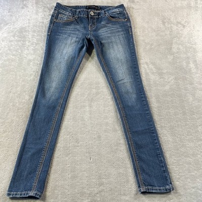 Twentyone Black  rue21 JeansSuper Skinny Womens 5/6R Blue Dark Wash Low Rise