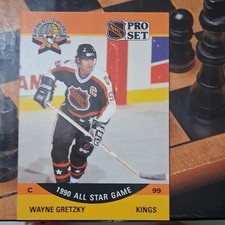 Pro Set 1990-91 Wayne Gretzky #340 NHL All Star Game Los Angeles Kings