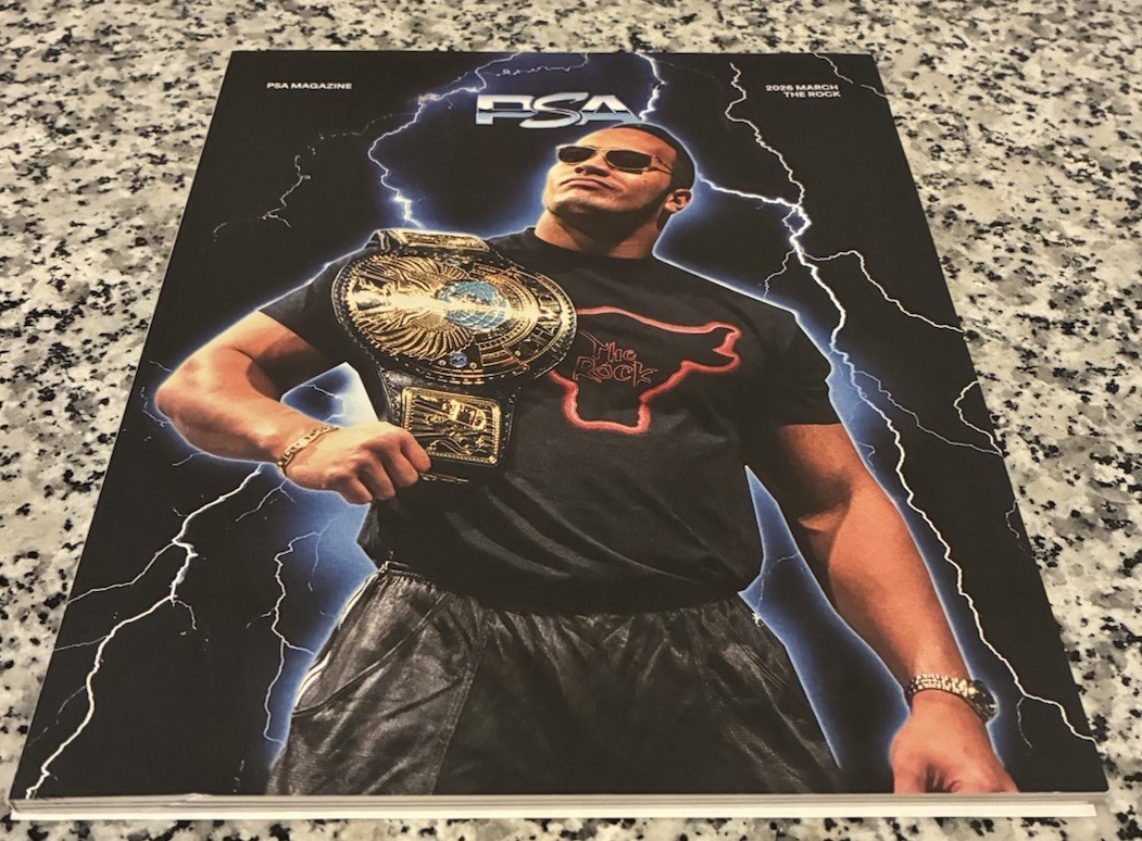 PSA Magazine 51 March 2026 The Rock Dwayne Johnson WWE Wrestling Cover BRAND NEW view 3