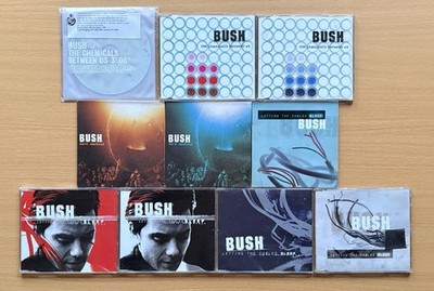 Bush CD Singles - Chemicals Between Us Era - Warm Machine, Letting The Cables