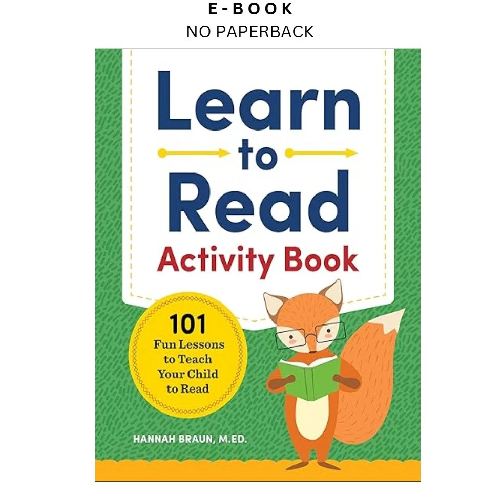 Buy Learn to Read Activity Book ebook, instant digital download PDF from LD Global