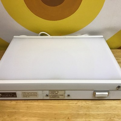 Logan Electric 9  X 12  Desk Top Light Box Art Tracer Slide Negatives Viewer