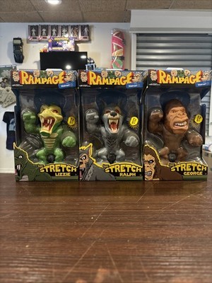 Rampage Super Stretch Action Figure Set Walmart Exclusive George Lizzie Ralph