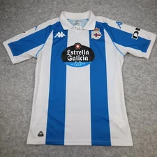 Deportivo La Coruna Shirt Medium Home Kit 2024 2035 Kappa Soccer Jersey Football