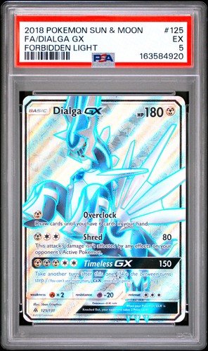 Dialga-GX graded PSA 5 for sale on eBay