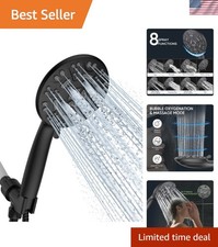 8 Functions Shower Head with handheld, High Pressure Shower Head Set with Hos...