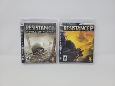Resistance Fall Of Man & Resistance 2 Playstation PS3 Bundle CIB Tested 