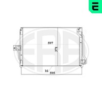 ERA Kondensator Klimaanlage Klimakondensator FüR Opel Astra H Caravan 1.6 1.8