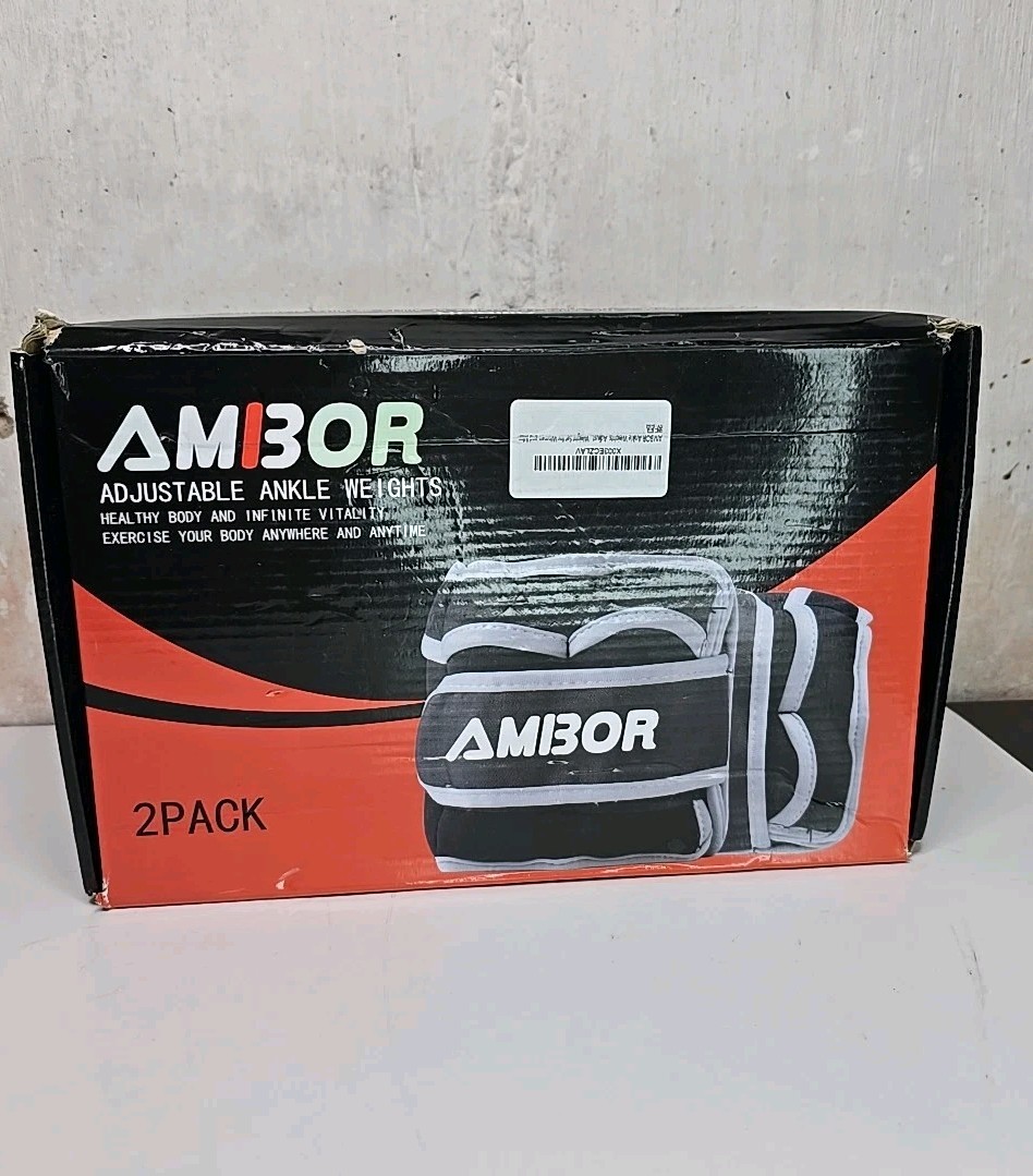 Adjustable Ankle Weights 10-Pound Pink/ Purple  