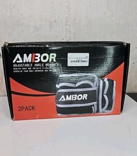 Adjustable Ankle Weights 10-Pound Pink/ Purple