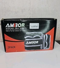 Adjustable Ankle Weights 10-Pound Pink/ Purple  