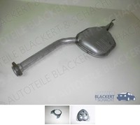 Auspuff Mitteltopf+ZubehöR für Mercedes E-Klasse W210 E200 Kompressor 2000-2002