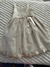 Love By Special Occasion Girls Dress Excellent Condition Gold