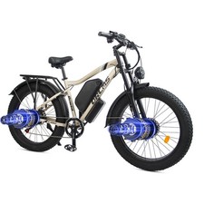 3000W 24" FatTire All-Terrain Electric Bicycle Adult 34MPH Ebike 7-Speed 52V25Ah