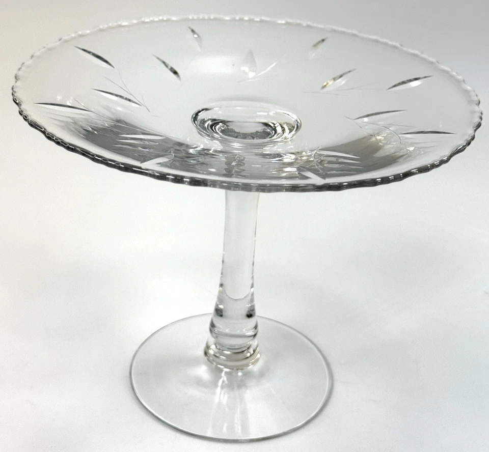 Vintage 1953-1971 Willow by Duncan & Miller Compote Desert Plate 6 1/8" Tall - Image 2 of 4