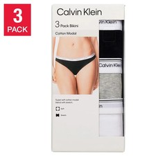 Calvin Klein Women's Cotton Modal Bikini Panties underwear 3-Pack New/Sealed