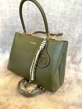 TOM&EVA PARIS GORGEOUS GREEN STUNNING QUALITY MED SIZE TOTE A Smart Smart Bag 