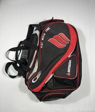 Ektelon O3 Speedport Racquetball Bag Large Duffle Black Red Play With Fire Gear