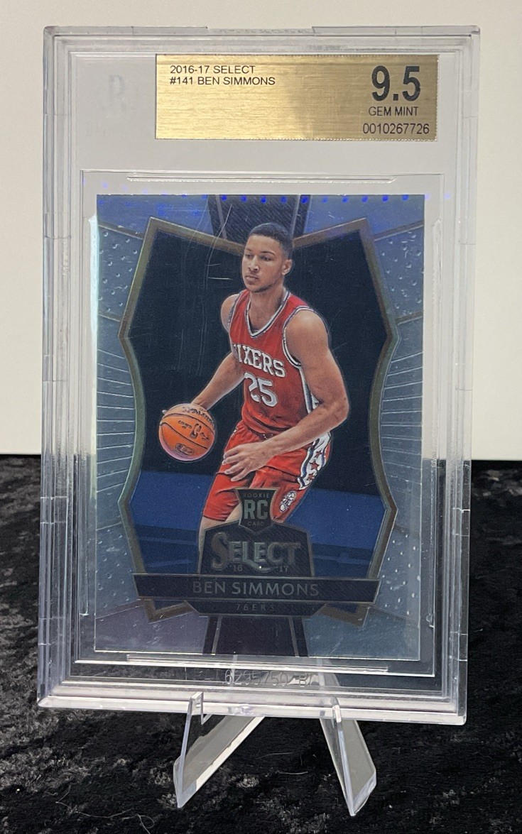 2016-17 Panini Select Premier Level Ben Simmons BGS 9.5 GEM MINT Rookie RC 10xc