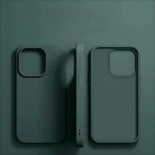 Luxury Liquid Silicone iPhone Case Soft Touch Shockproof Protective Cover