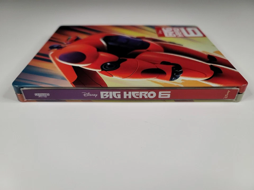 Big Hero 6: Limited Edition SteelBook Best Buy (4K UHD & Blu-Ray) VG Read Below  - Image 4 of 4