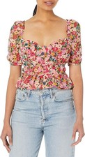 Astr The Label Nayeli Small Top Corset Boning Summer Spring Boho