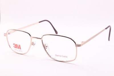 NEW GAMMA 3M Z87-2 GOLD BROWN AUTHENTIC DESIGNER FRAMES EYEGLASSES 54-18
