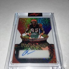 CHAD OCHO JOHNSON CINN BENGALS NFL LEAF METAL AUTO SSP #2/2 POT OF GOLD