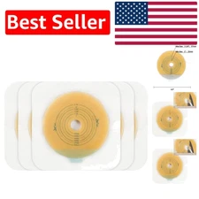 Gentle Adhesive Skin Barrier for Easy Removal - 10 Pack for Colostomy Care