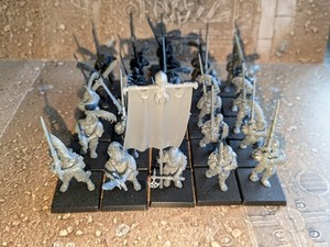 8 Greatswords Empire Warhammer – Métal OOP, Oldhammer 1992, Non Peints