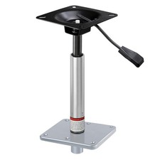 Adjustable Boat Seat Pedestal Base Mount Kit with Lock in 3/4" Boat Seat Pin ...