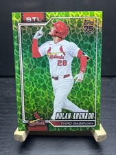 🚨 Nolan Arenado Holiday Parallel Baseball Card Topps Series One Cardinals 🚨