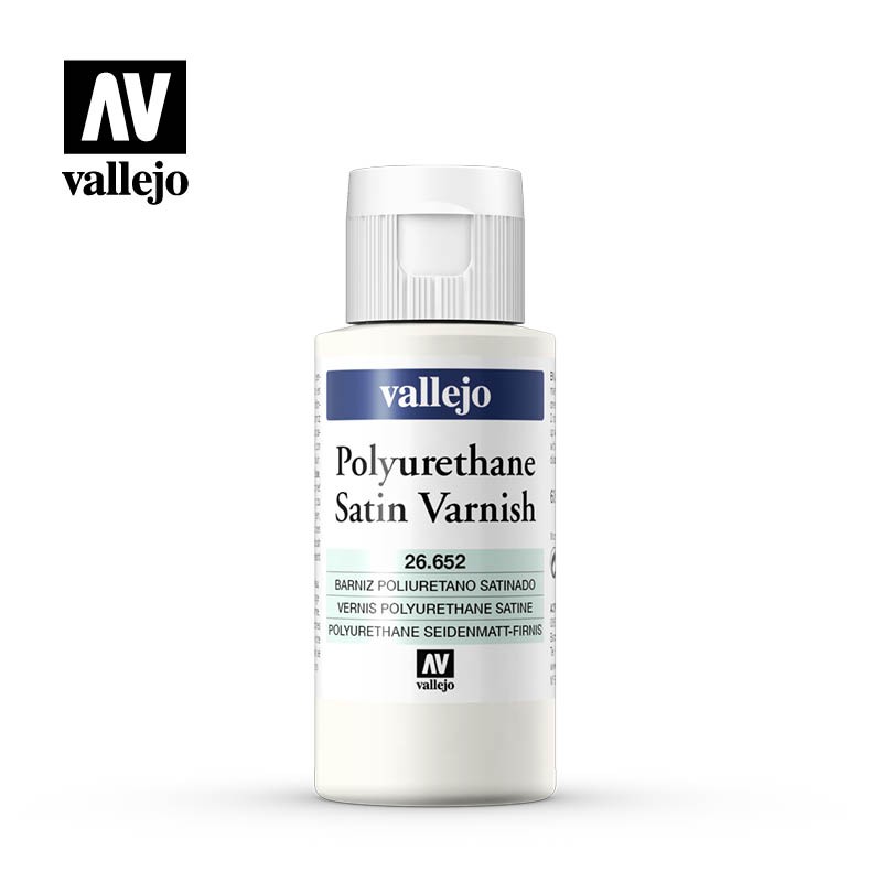 Vallejo Polyurethane - Varnish Satin 60ml - Image 4