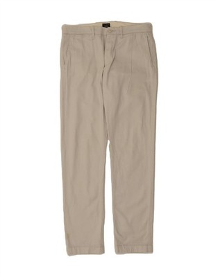 J. CREW Herren Slim Chino Hose W31 L32 Grau Baumwolle DJ63
