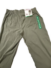 32 degrees women's cool Ankle length stretch twill pant Olive green XL