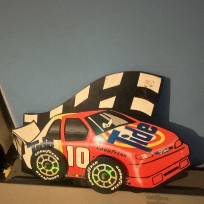Tide Goodyear Ford NASCAR Car Racing Metal Advertising Plaque, Wall Mounted
