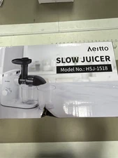 Aeitto Cold Press Juicer, 5.8" Extra Large Feed Chute, Masticating Juicer Mach 1