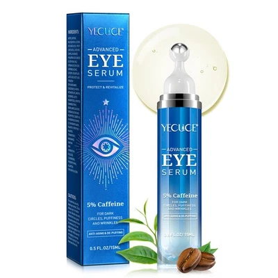 Augenserum Augencreme gegen Augenringe Falten Schwellungen mit Retinol Koffein - Bild 1 von 4