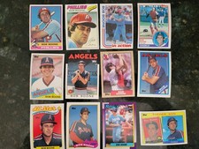 12 Card Lot Bob Boone Phillies, Angels, Royals - Excellent condition