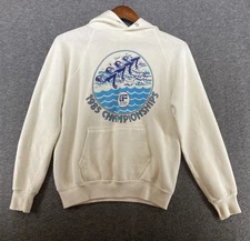 Collegiate Pacific Hoodie Sweatshirt 1985 Championships Swim Team Size Medium