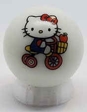 Hello Kitty Glass 1" Logo Marble w/ Stand 2