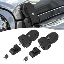 Locking Hood Latches With Keys Anti-theft Hood Latch Cover Catch Buckle Lock Kit Locking Hood Latches With Keys Anti-theft Hood Latch Cover Catch Buckle Lock Kit