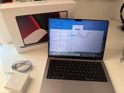 14'' Apple MacBook Pro M1 Max; 32GB RAM; 1TB SSD, space grey, Laptop, QWERTZ