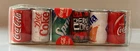 VINTAGE SEALED 1997 COCA COLA MINI SODA CAN SET NEW IN PACKAGE FANTA SPRITE