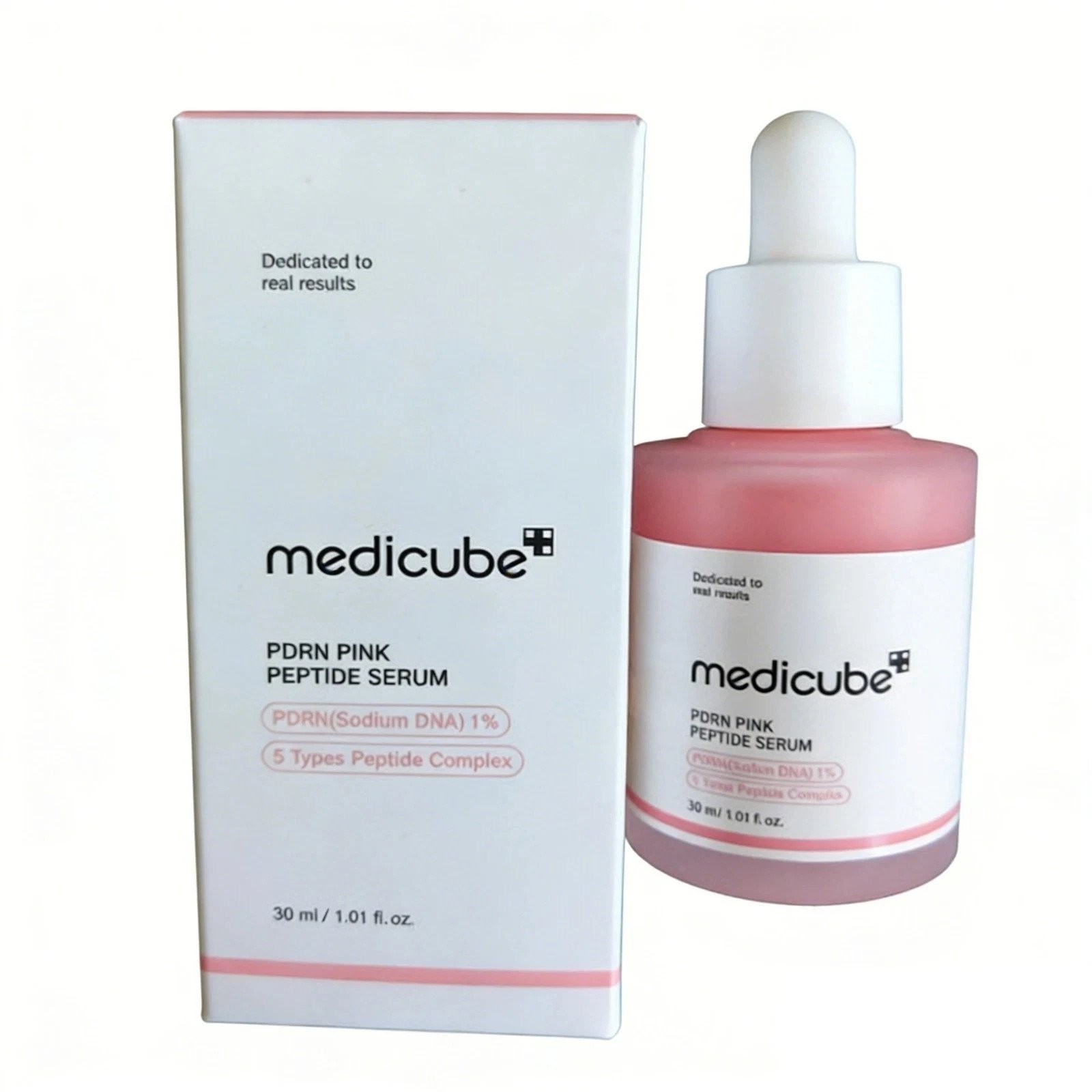 Medicube PDRN Pink Peptide Serum 1.01 fl oz– SALMON DNA For  Anti-Aging Care