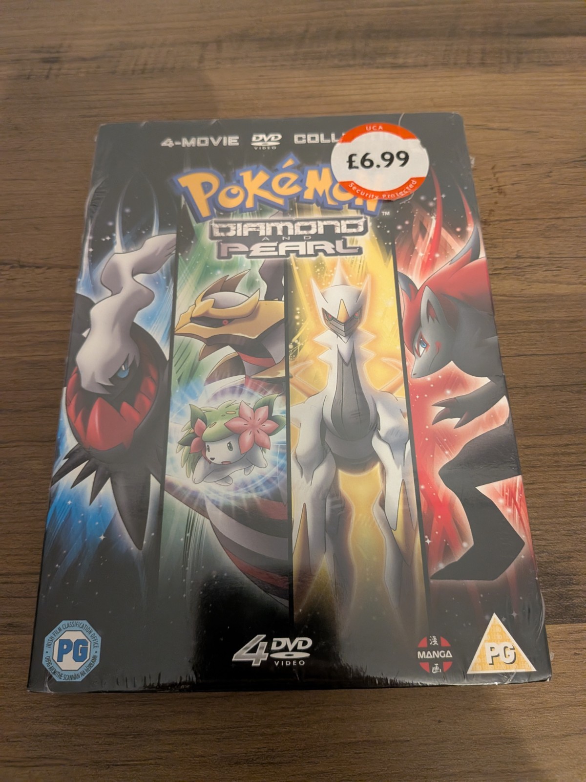 Pokémon Diamond And Pearl DVD 4 Movie Collection