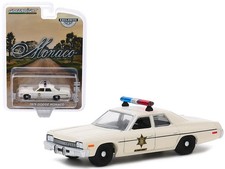 1975 Dodge Monaco Cream "Hazzard County Sheriff" "Hobby Exclusive" 1/64 Diecast