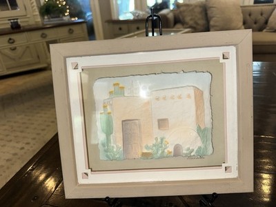 Fig Graphics 3 -D Hand Cast Southwestern Pueblo Priscilla Wes s