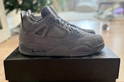 Size 13 - Jordan 4 Retro x KAWS Cool Grey 2017 New With Box Authentic